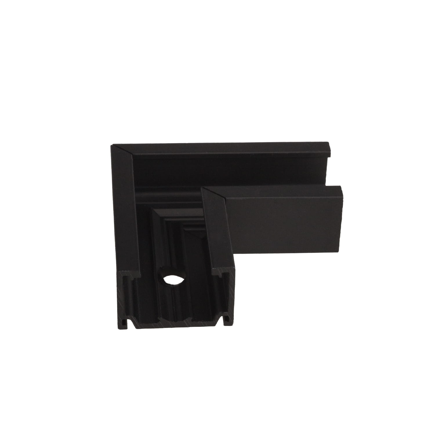 Équerre d'angle Micro11 en saillie à 90° noire