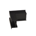 Équerre d'angle Micro11 encastrée sans cadre extérieure noire