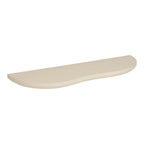 Étagère murale Botta plateau ondulé beige 57 cm vue trois quarts profil
