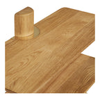 Étagère murale Calcata chêne 3 tablettes 55 cm vue de détail