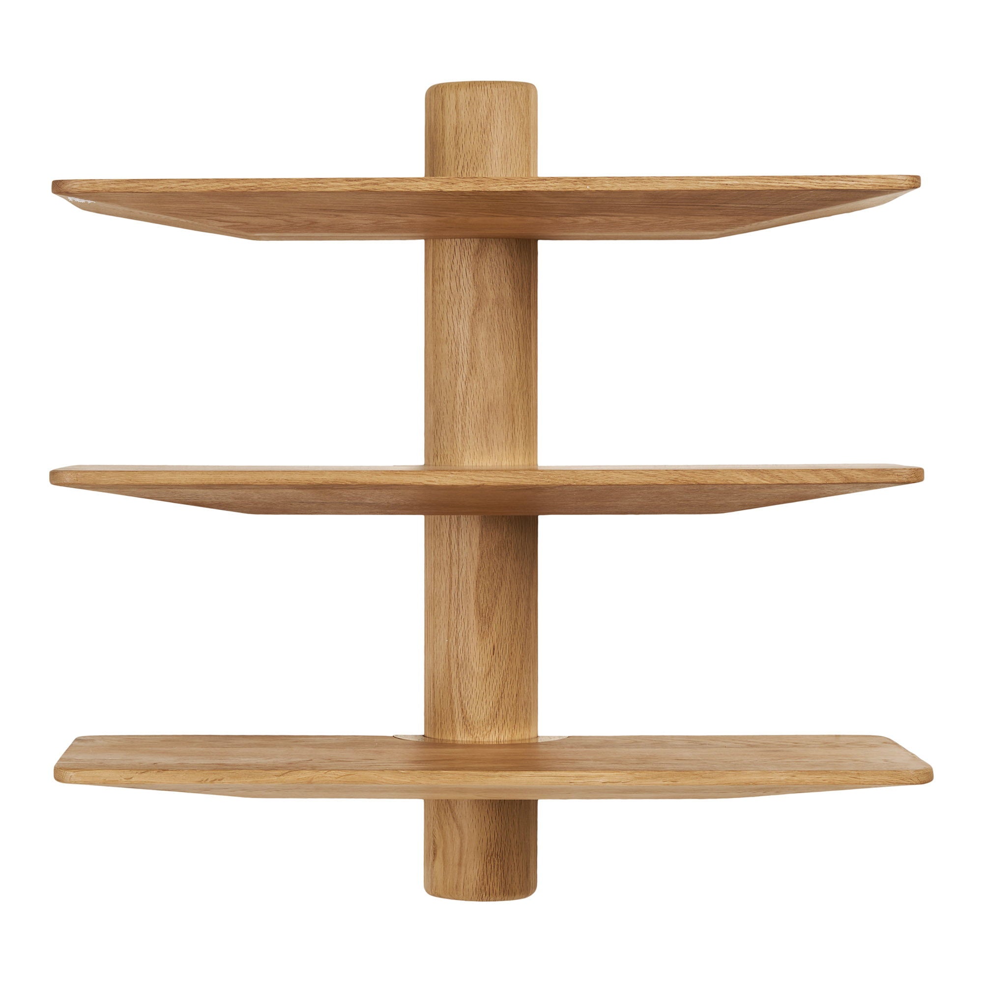 Étagère murale Calcata chêne 3 tablettes 55 cm