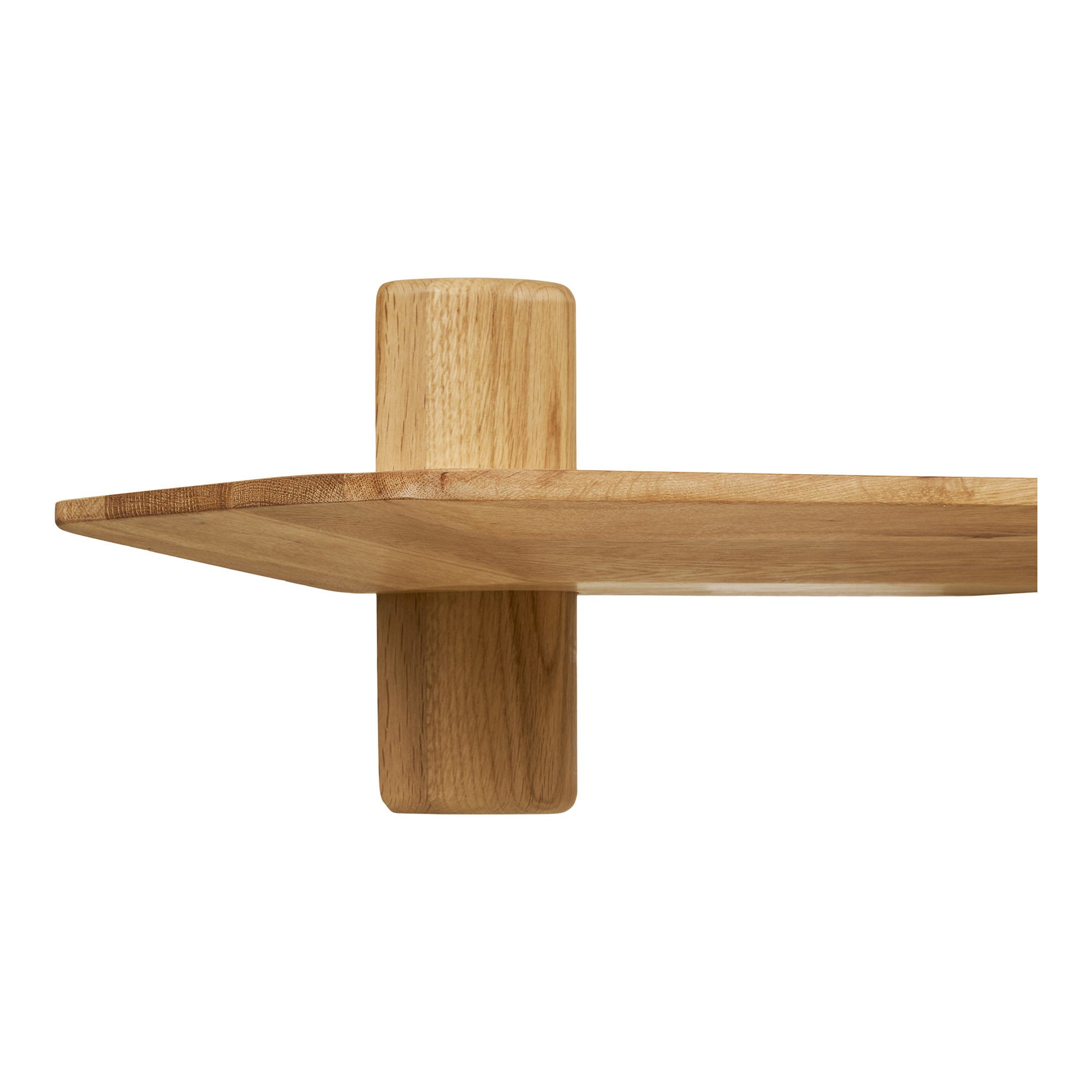 Étagère murale Calcata chêne sur supports 110 cm vue de détail