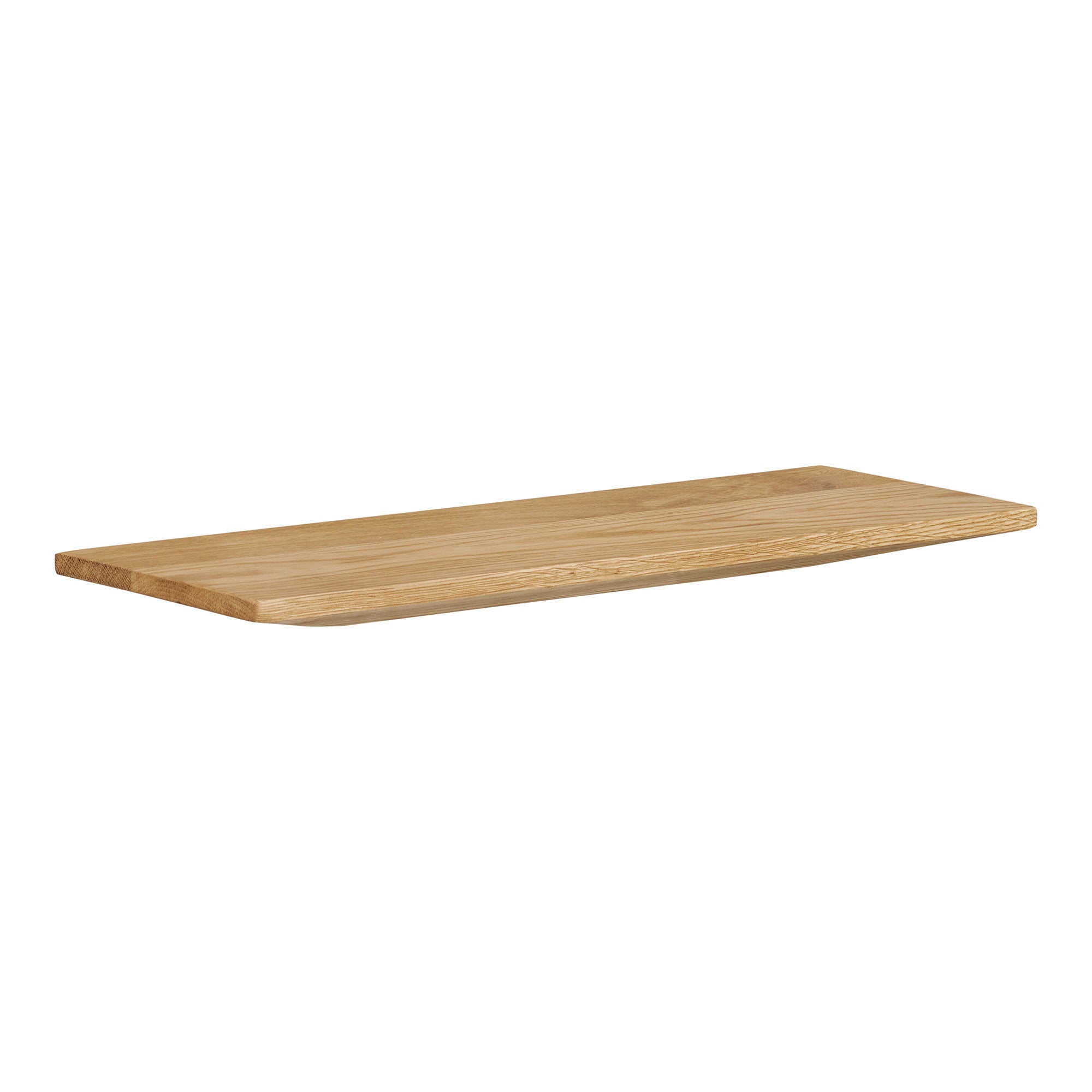 Étagère murale Calcata chêne tablette incurvée 42 cm vue de détail
