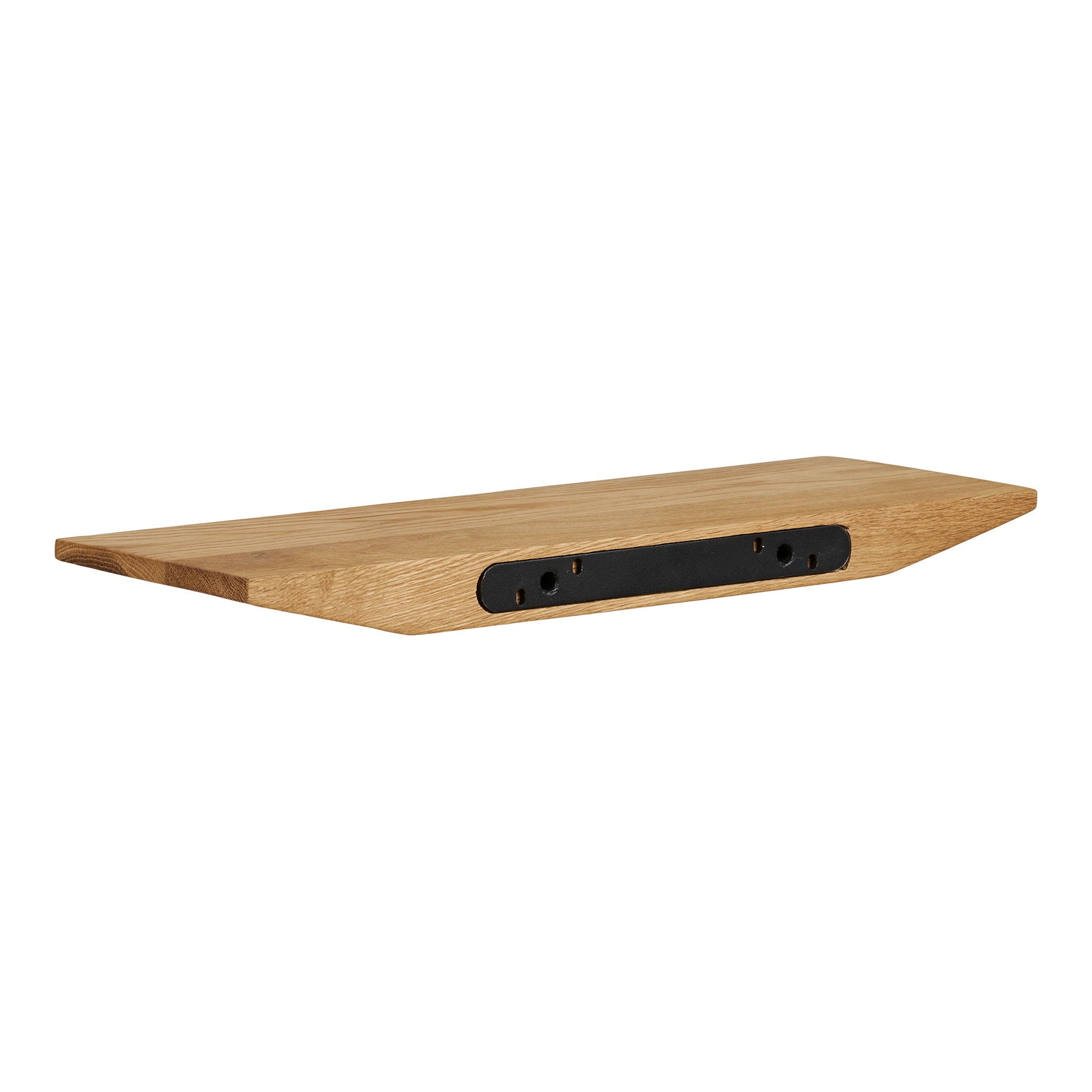 Étagère murale Calcata chêne tablette incurvée 42 cm vue de détail
