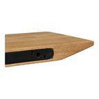 Étagère murale Calcata chêne tablette incurvée 42 cm vue de détail