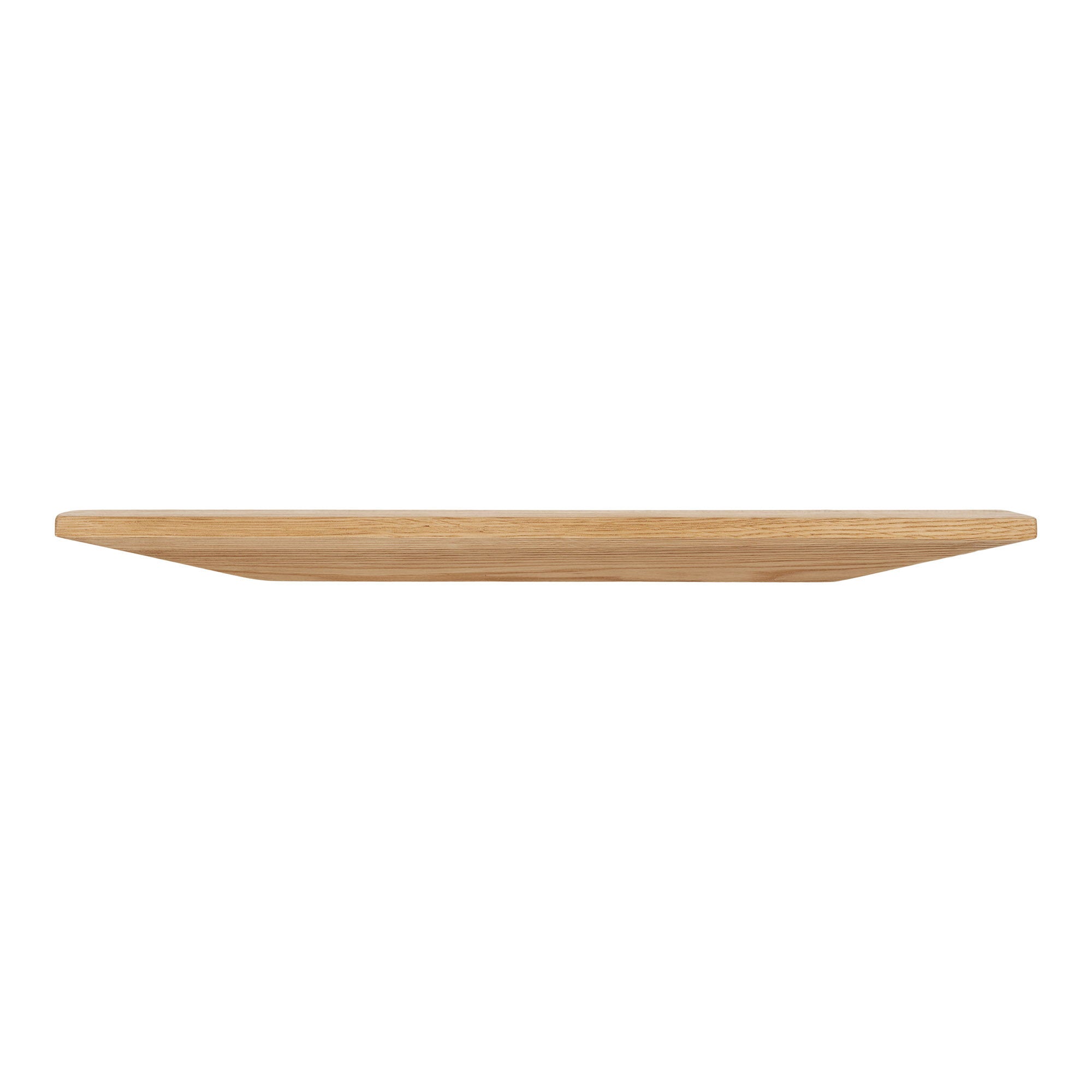 Étagère murale Calcata chêne tablette incurvée 42 cm