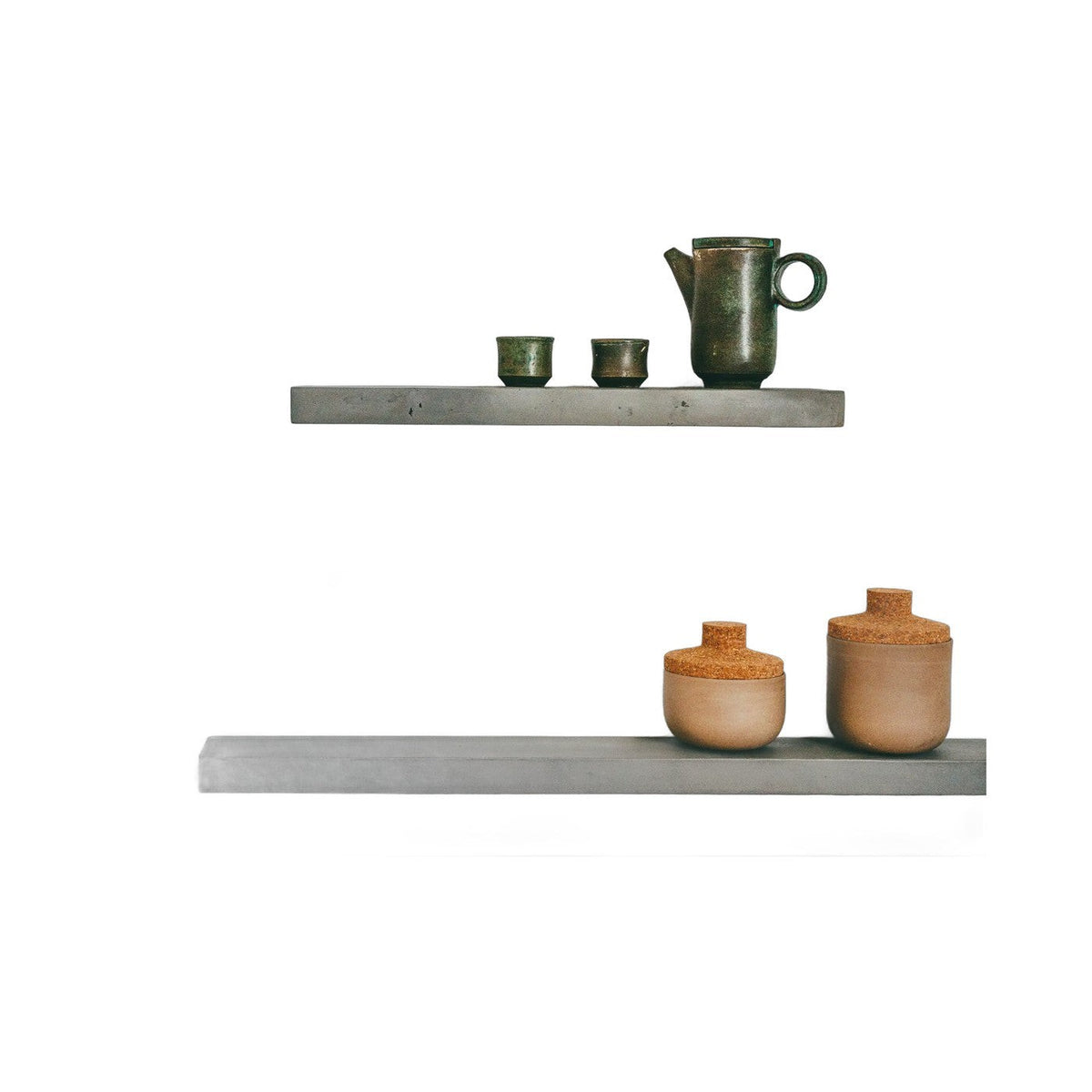 Étagère murale en béton Sliced 120 cm
