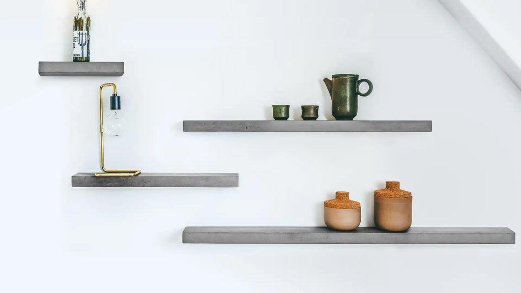 Étagère murale en béton Sliced 60 cm