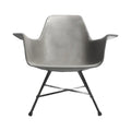 Fauteuil bas en béton Hauteville gris naturel