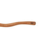 Fourchette à salade en teck à manche ondulé 27 cm, vue 6