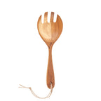 Fourchette à salade en teck massif 26 cm