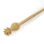 Fourchette de service Ananas en laiton doré 26 cm, vue 3