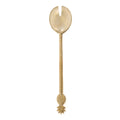 Fourchette de service Ananas en laiton doré 26 cm