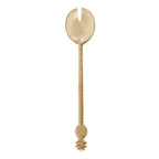 Fourchette de service Ananas en laiton doré 26 cm