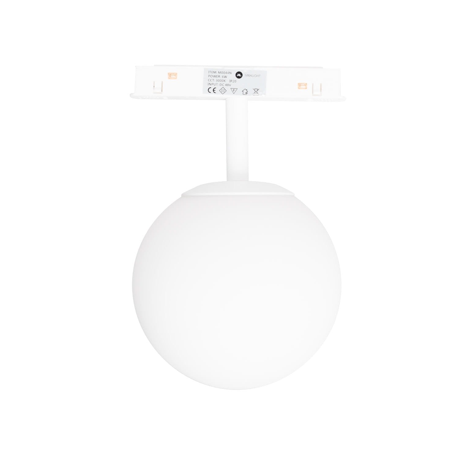 Globe Magnetic opale blanc connecté Zigbee