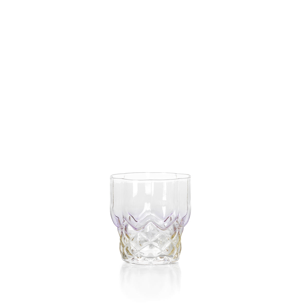 Gobelet à motif losangé irisé