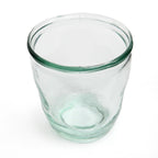 Gobelet ondulé en verre recyclé 9 cm, vue 3