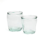 Gobelet ondulé en verre recyclé 9 cm, vue 4
