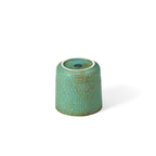 Gobelet texturé en céramique émaillée vert d'eau 7 cm, vue 3