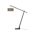 Grand lampadaire arqué Java noir bicolore 50 cm E27