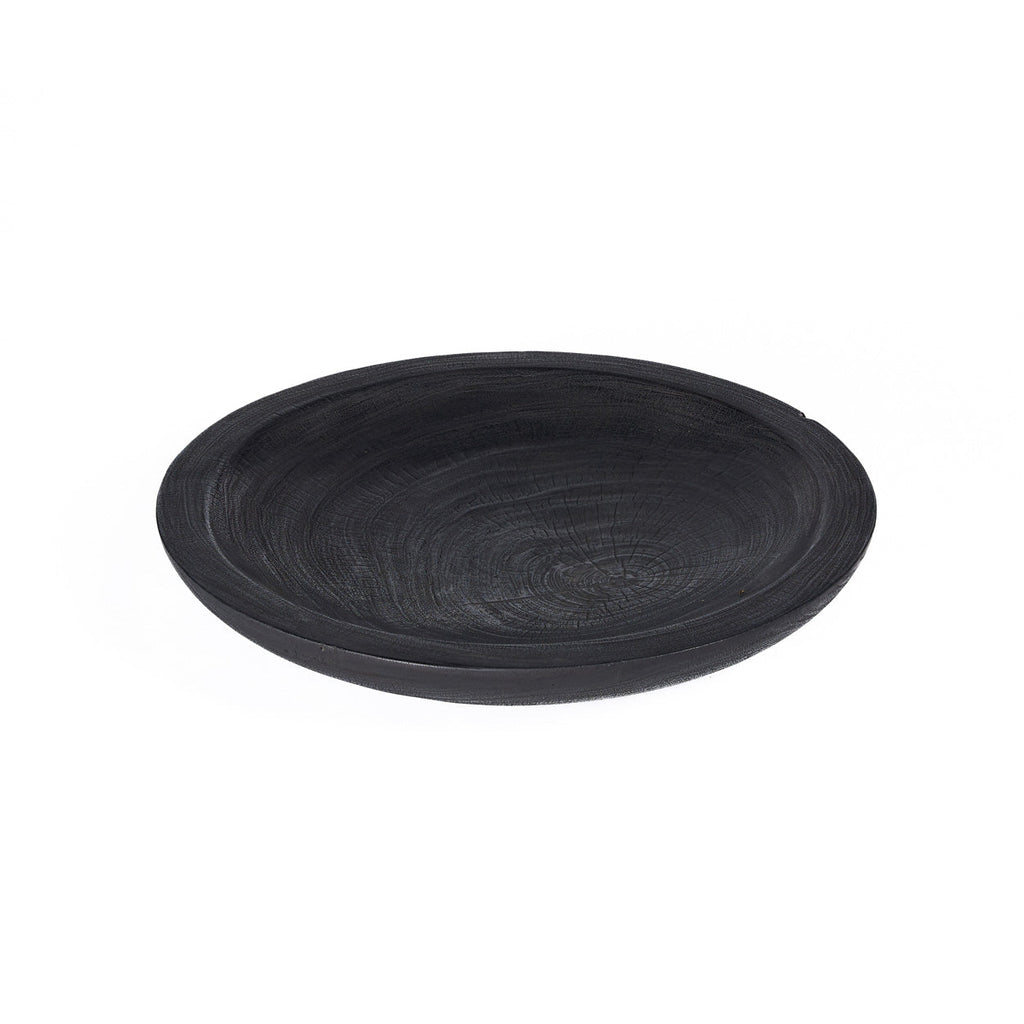 Grande coupe décorative Bowlzilla en bois noirci 60 cm, vue 6