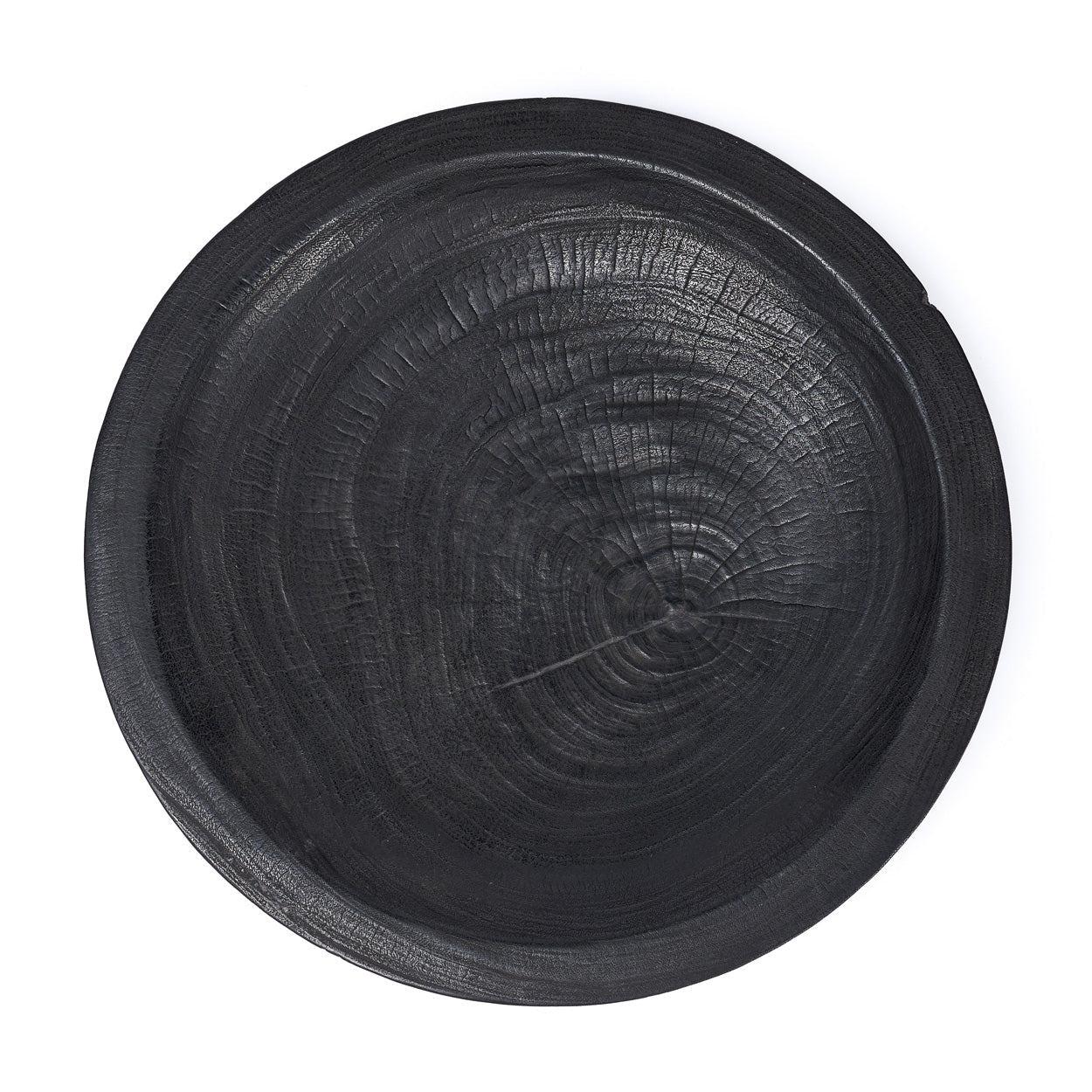 Grande coupe décorative Bowlzilla en bois noirci 60 cm, vue 7