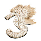 Hippocampe mural Sea Horse en coquillages 40 cm, vue 6