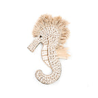 Hippocampe mural Sea Horse en coquillages 40 cm