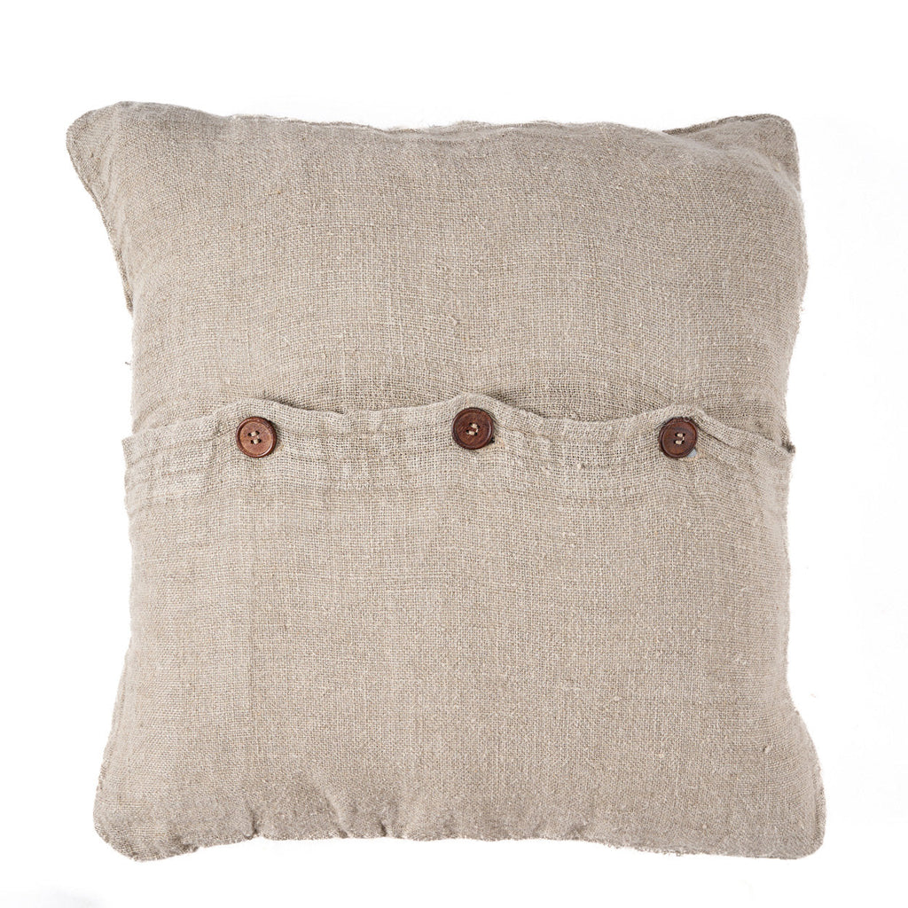 Housse de coussin Edit en lin naturel 50x50 cm, vue 7
