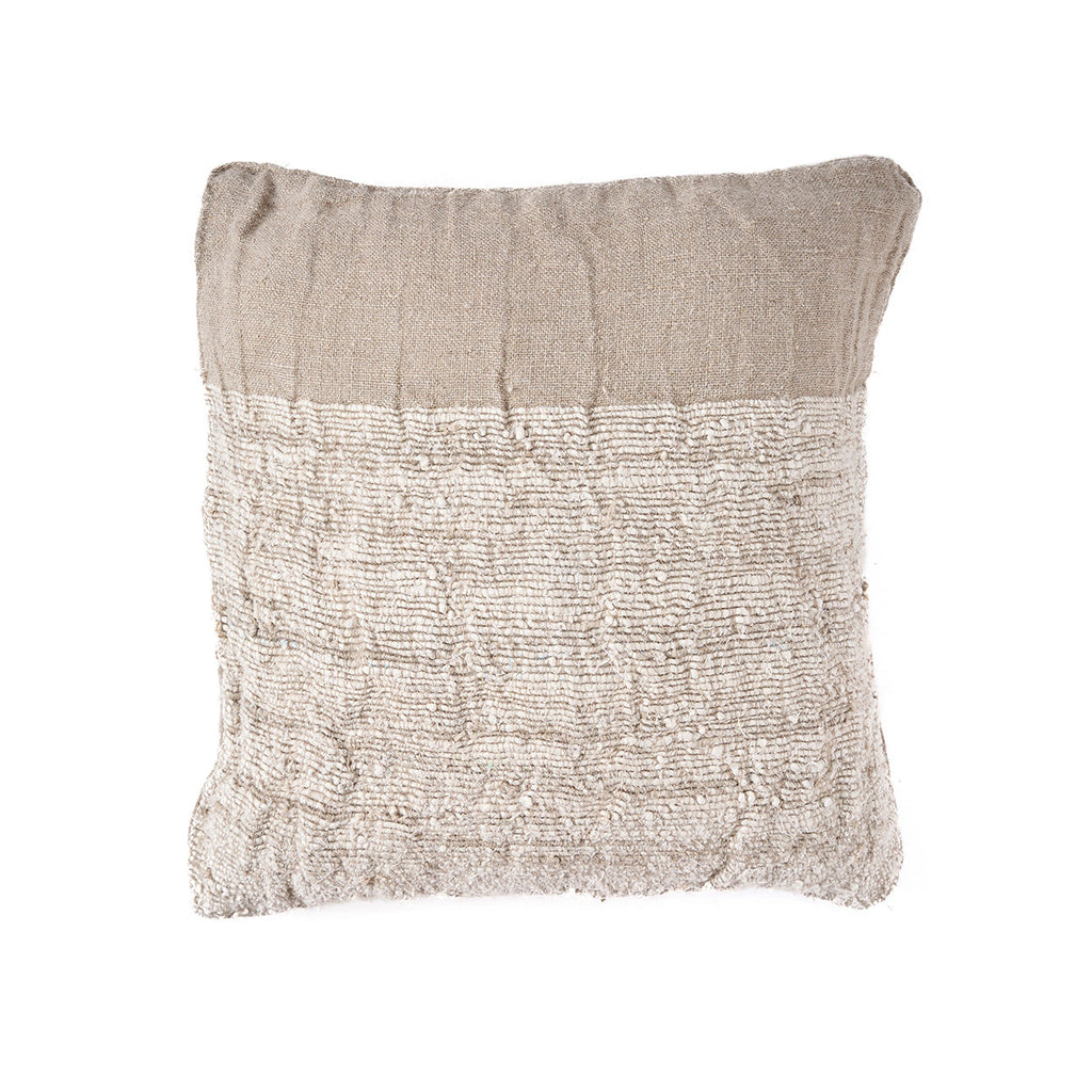 Housse de coussin Edit en lin naturel 50x50 cm