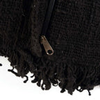 Housse de coussin Full Moon en coton noir 50x50 cm, vue 5