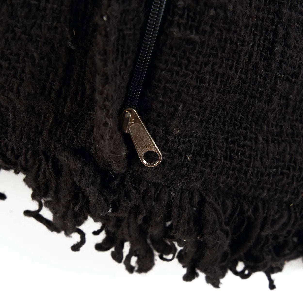 Housse de coussin Full Moon en coton noir 50x50 cm, vue 5