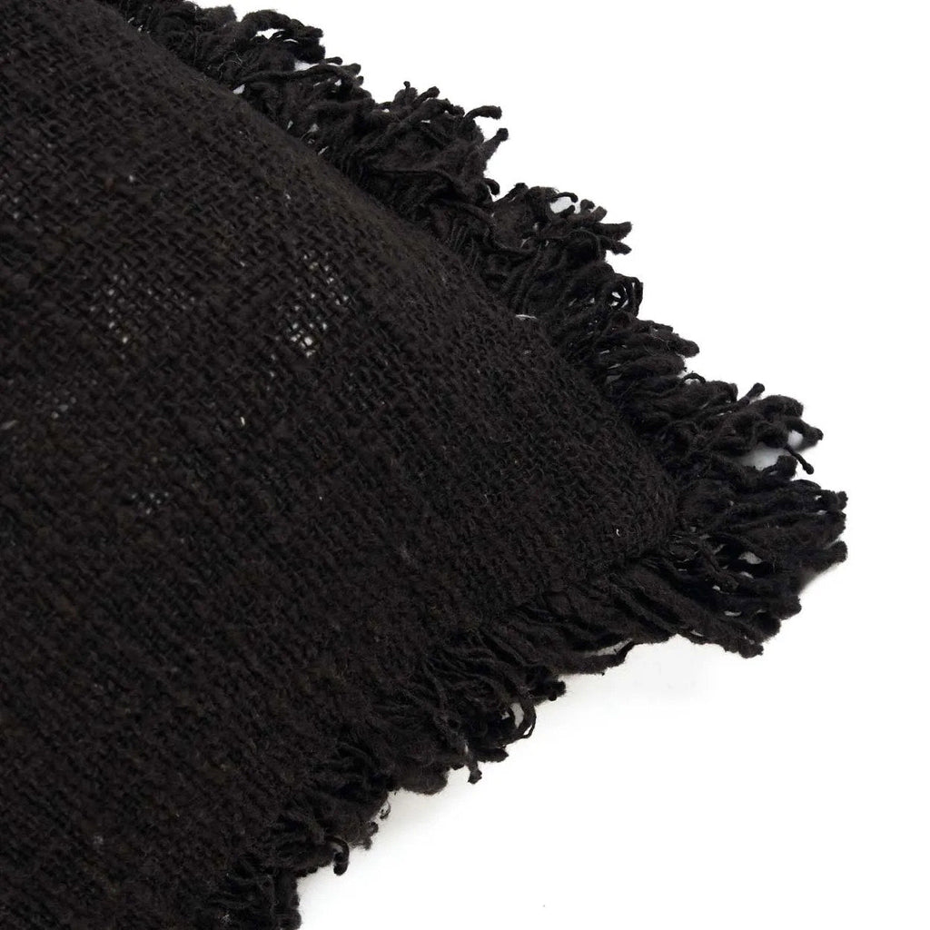 Housse de coussin Full Moon en coton noir 50x50 cm, vue 7