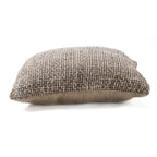 Housse de coussin Grain en lin chiné écru et anthracite 50x50 cm, vue 6