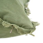 Housse de coussin Minty Fresh en lin vert sauge 50x50 cm, vue 8