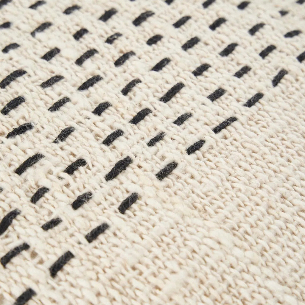 Housse de coussin Misty en coton écru 50x50 cm, vue 5