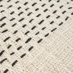 Housse de coussin Misty en coton écru 50x50 cm, vue 5