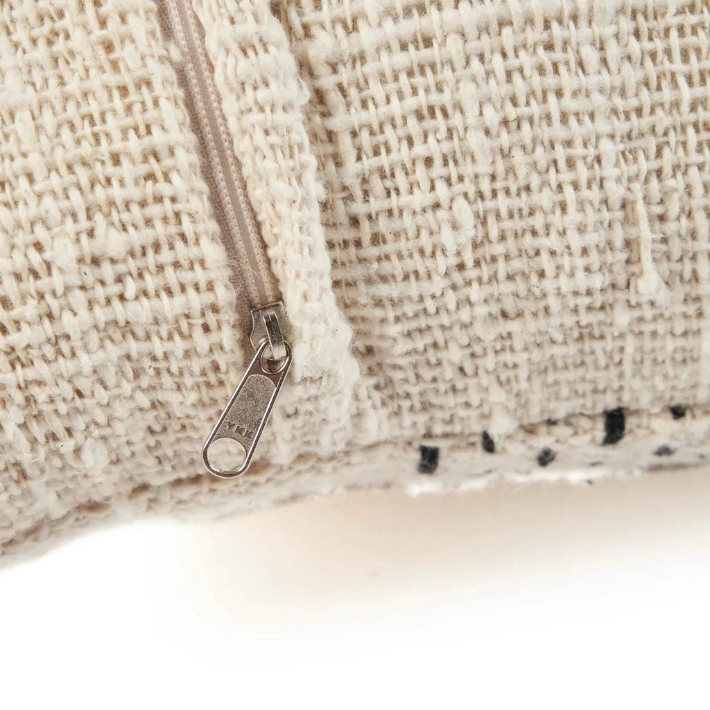 Housse de coussin Misty en coton écru 50x50 cm, vue 6