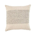 Housse de coussin Misty en coton écru 50x50 cm