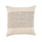 Housse de coussin Misty en coton écru 50x50 cm