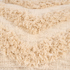 Housse de coussin Nomad Tassel en coton écru 35x60 cm, vue 8