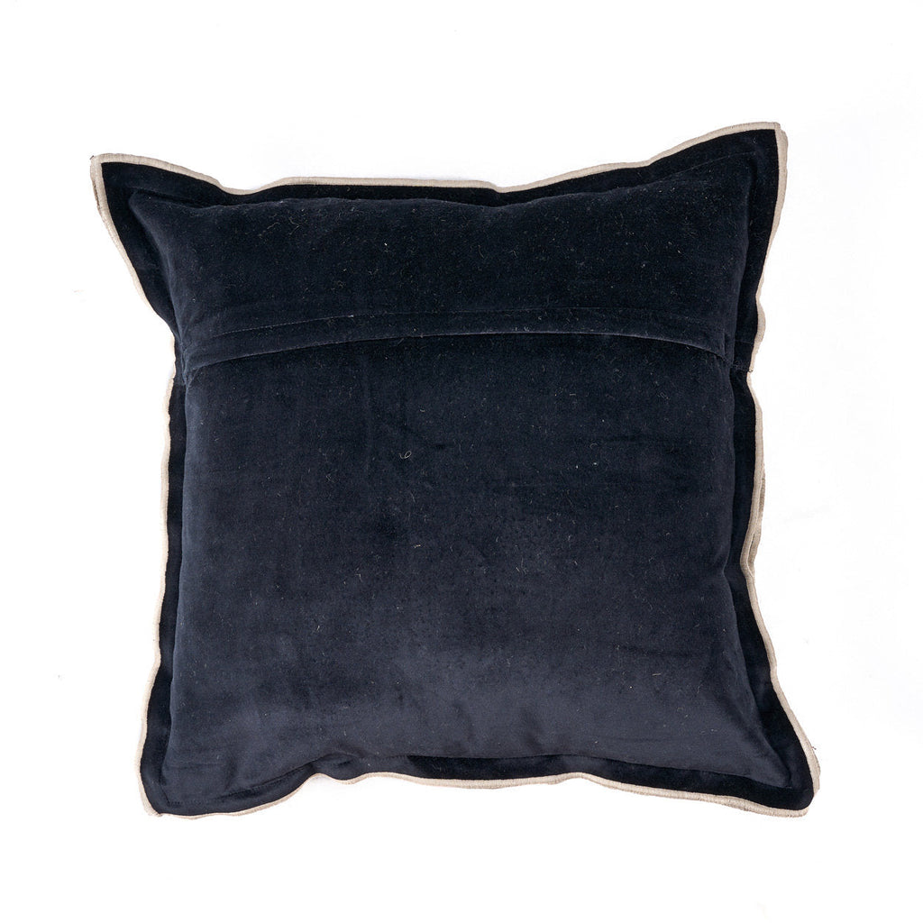 Housse de coussin Nordic Stripe en lin rayé vert ardoise 50x50 cm, vue 6
