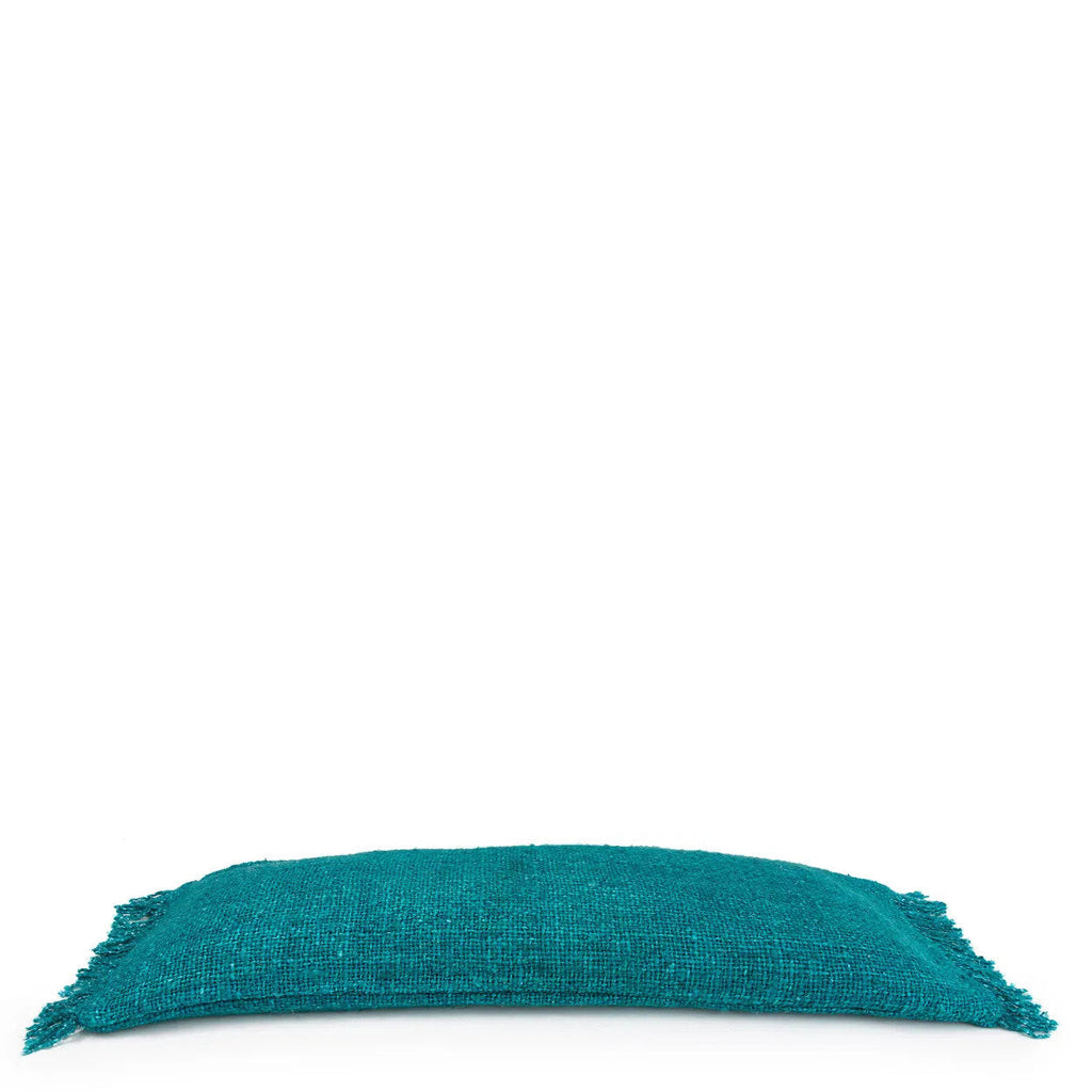 Housse de coussin Oh My Gee en coton bleu canard 35x100 cm, vue 6