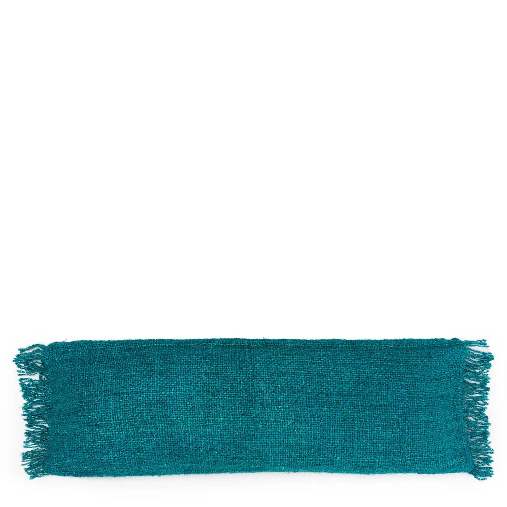 Housse de coussin Oh My Gee en coton bleu canard 35x100 cm, vue 7