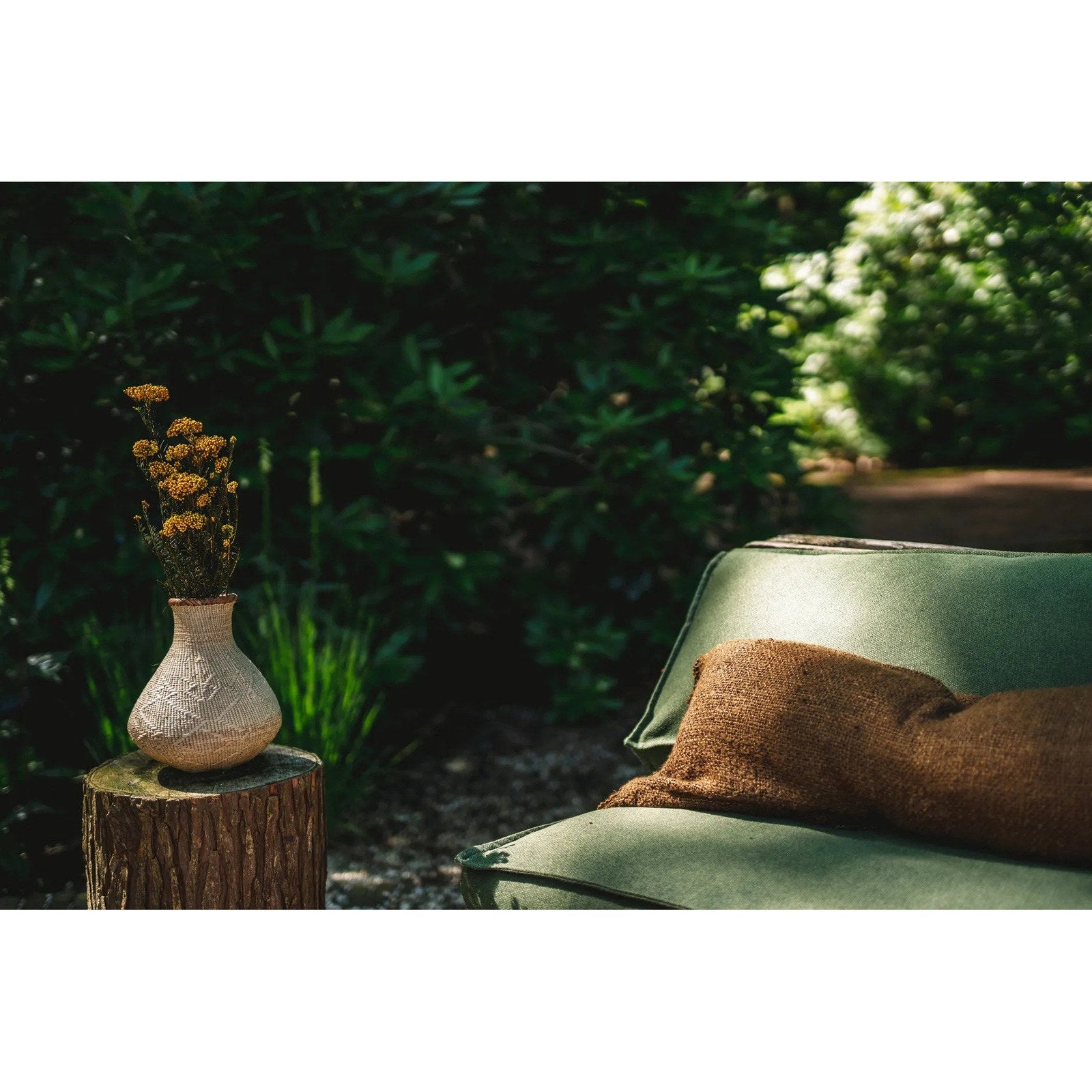 Housse de coussin Oh My Gee en coton caramel 35x100 cm, vue 3