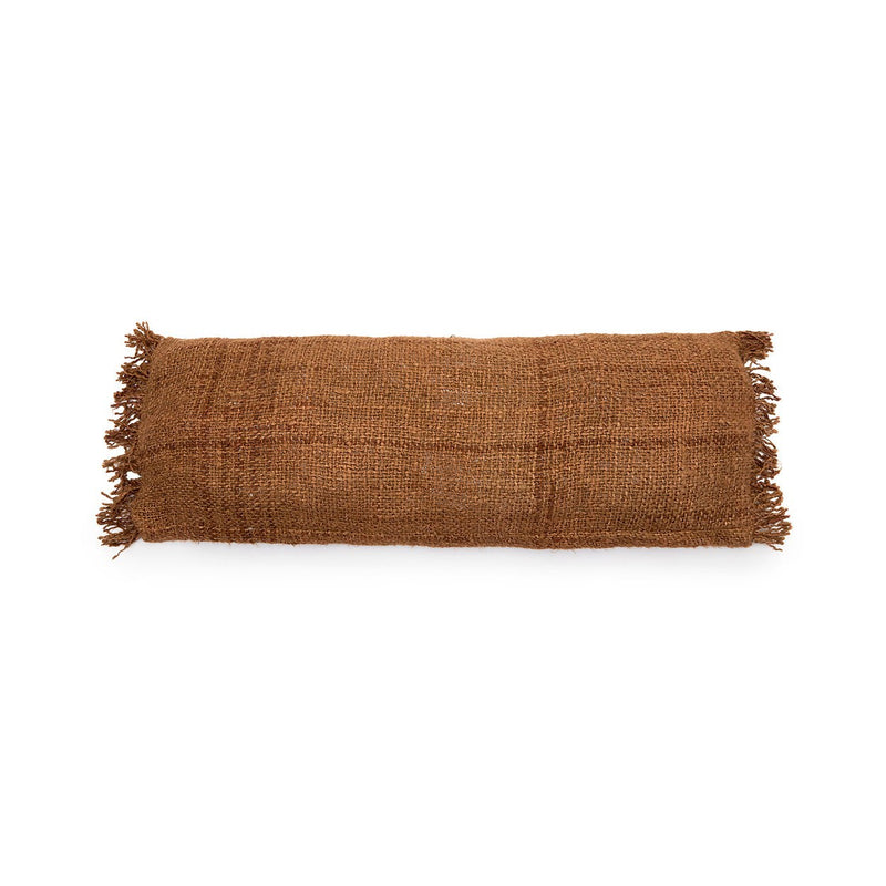 Dimensions Housse de coussin Oh My Gee en coton caramel 35x100 cm