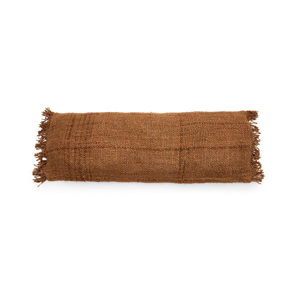 Housse de coussin Oh My Gee en coton caramel 35x100 cm