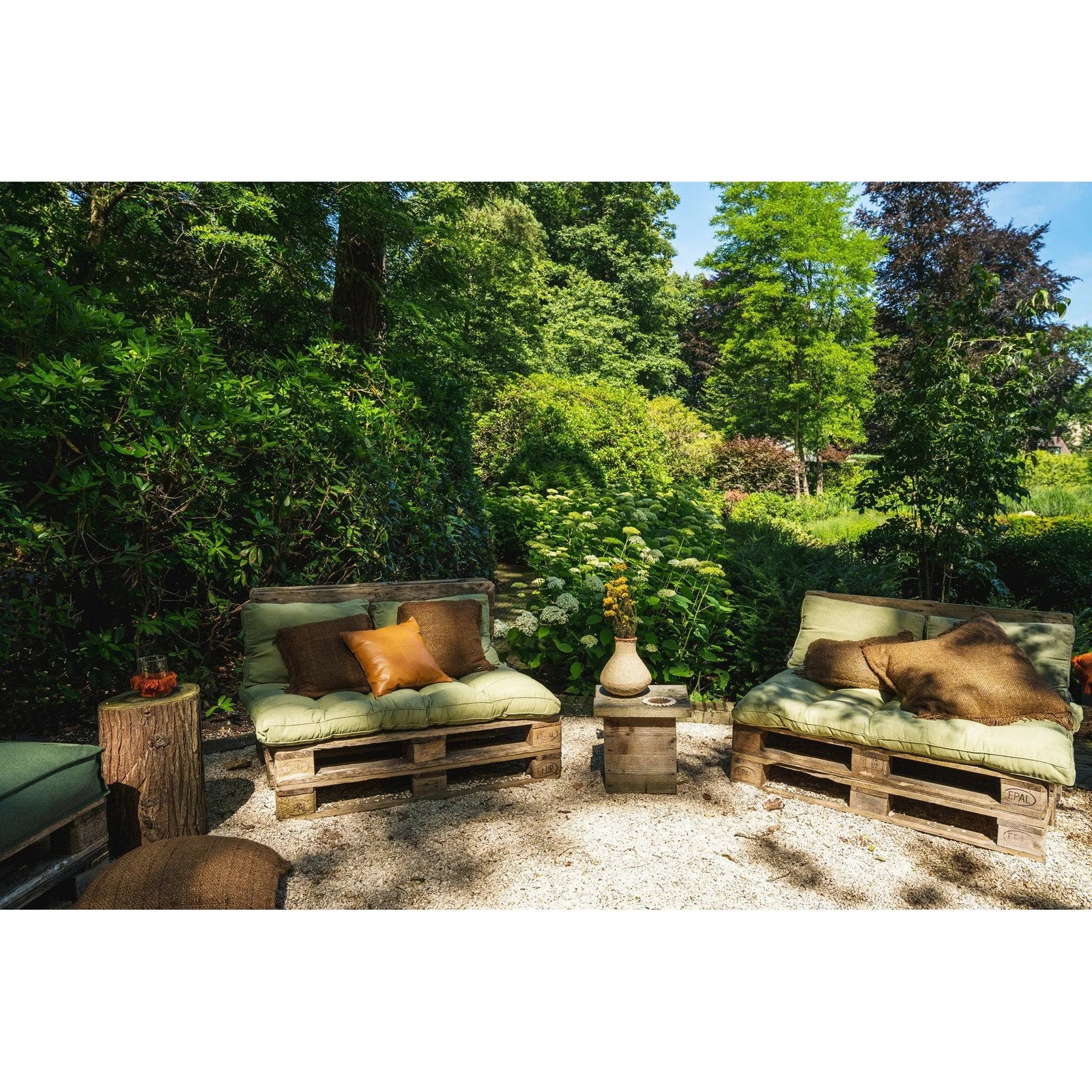 Housse de coussin Oh My Gee en coton caramel 60x60 cm, vue 3