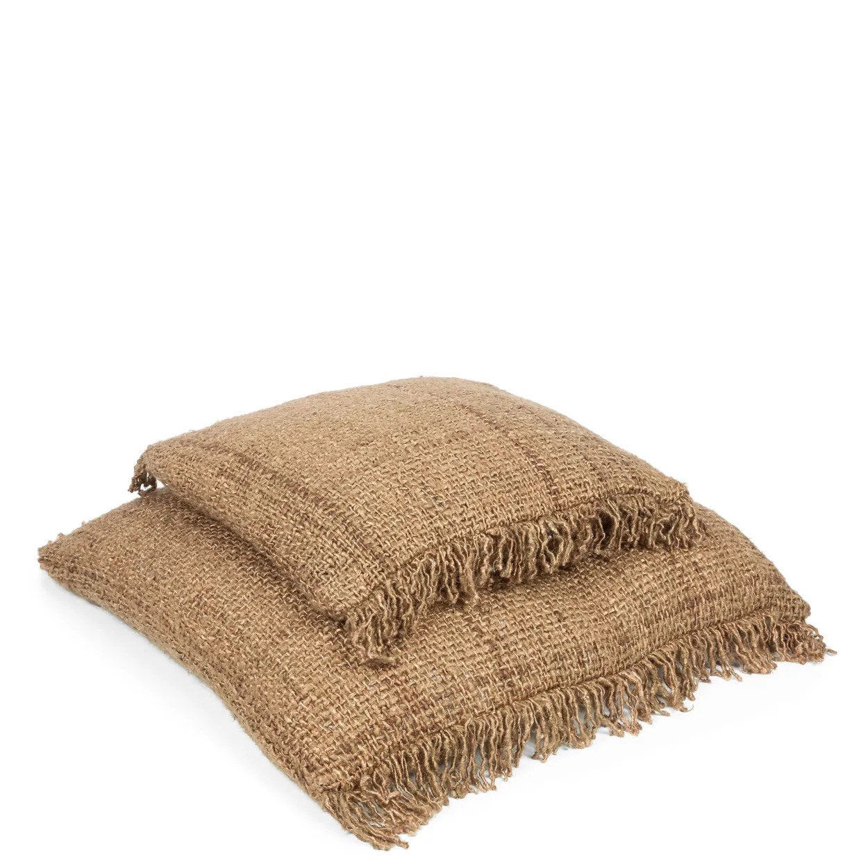 Housse de coussin Oh My Gee en coton caramel 60x60 cm, vue 5