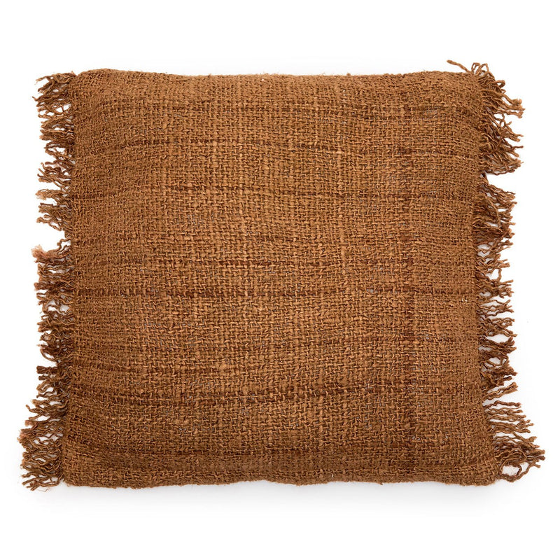 Dimensions Housse de coussin Oh My Gee en coton caramel 60x60 cm